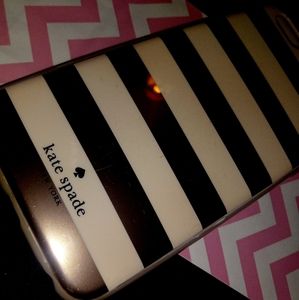 🤑Kate Spade NewYork SiliconeStriped Phone Case Samsung Galaxy "Live Colorfully"